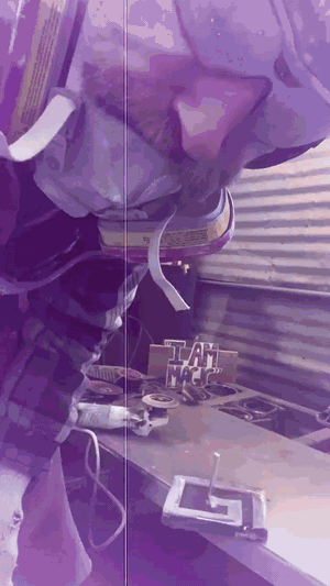 Hand fitting animated process preview